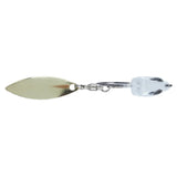 GLF Sneaky Underspin White Shad Gold Blade - WOO! TUNGSTEN
