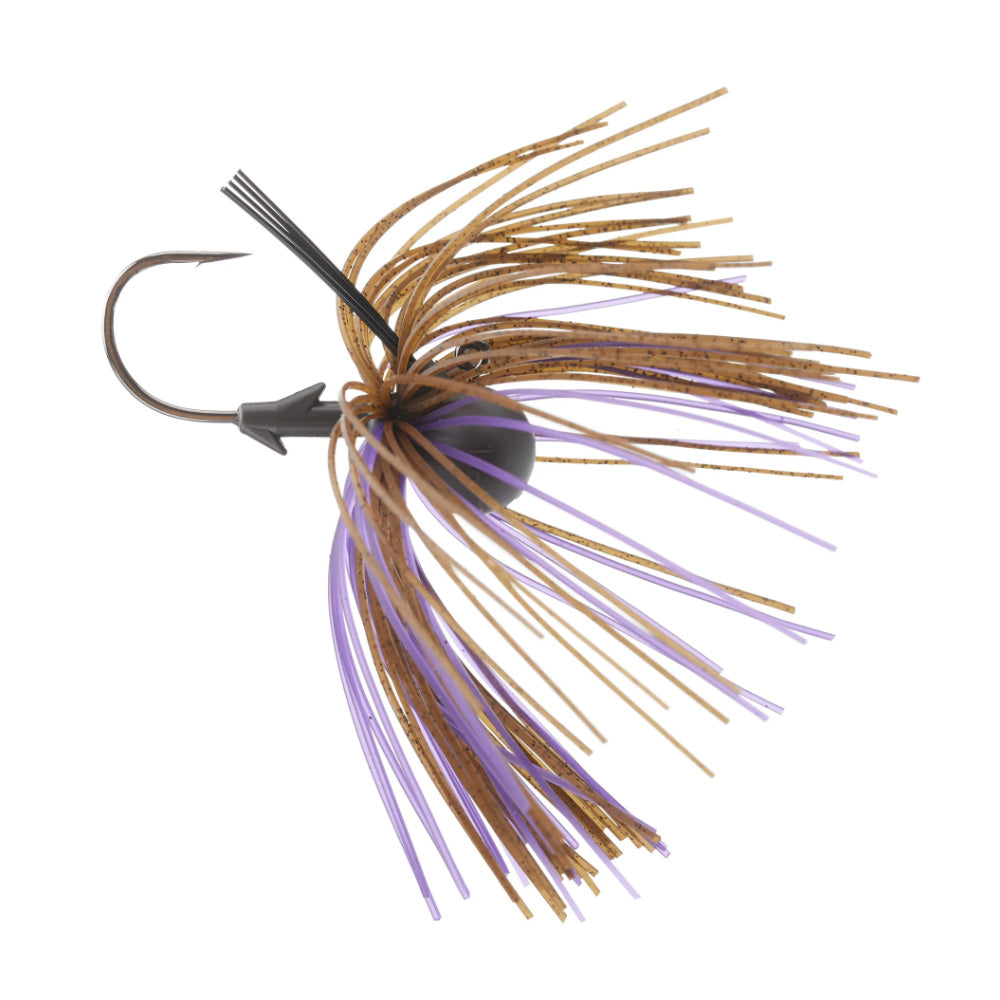 Keitech Tungsten Football Jig M2 Brown & Purple - WOO! TUNGSTEN