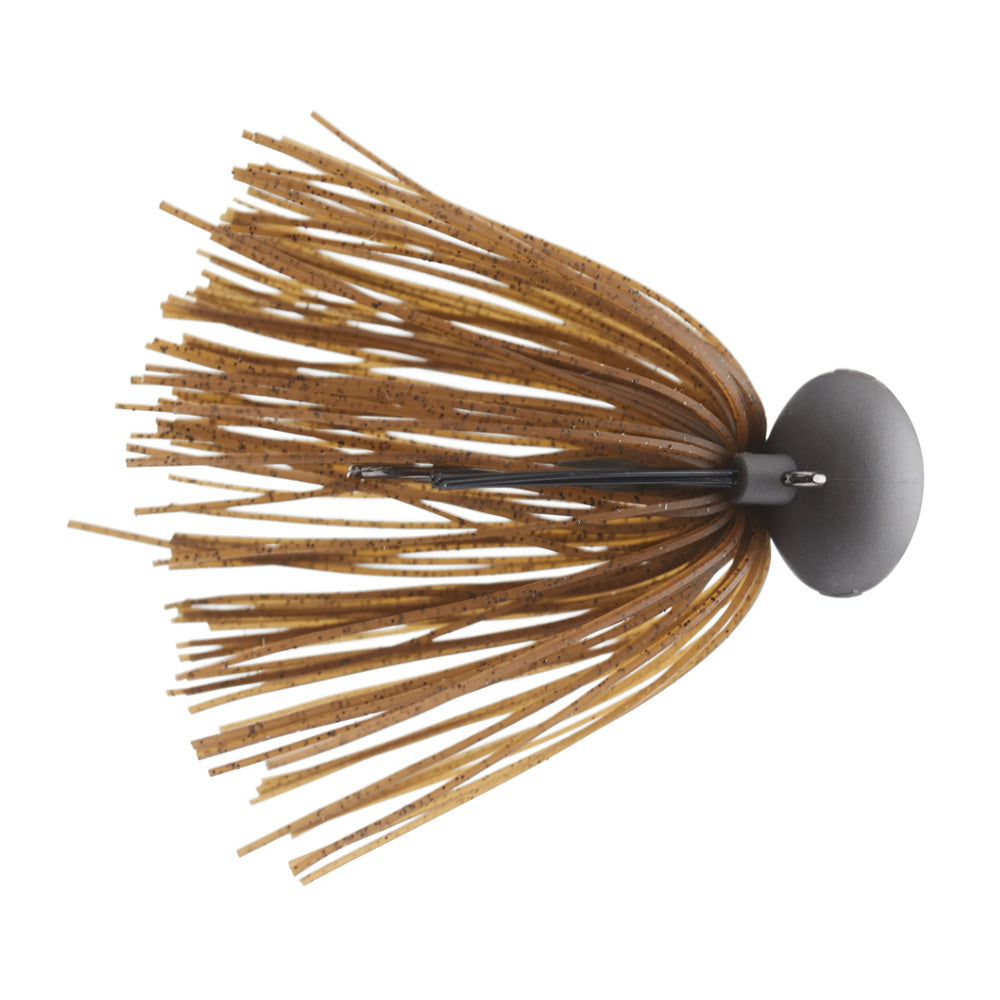 Keitech Tungsten Football Jig M2 Dark Green Pumpkin - WOO! TUNGSTEN