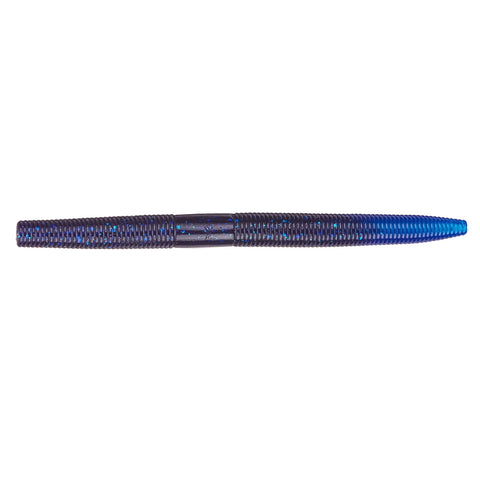 Gambler Ace 5" Stick Worm 8pk JB Blue - WOO! TUNGSTEN