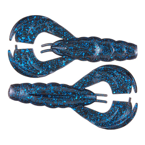 Z-Man Hella Crawz 3.75" (3 Pack) Black Blue - WOO! TUNGSTEN