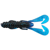Gambler Burner Craw 4" 7pk Black Blue Blue Tail - WOO! TUNGSTEN