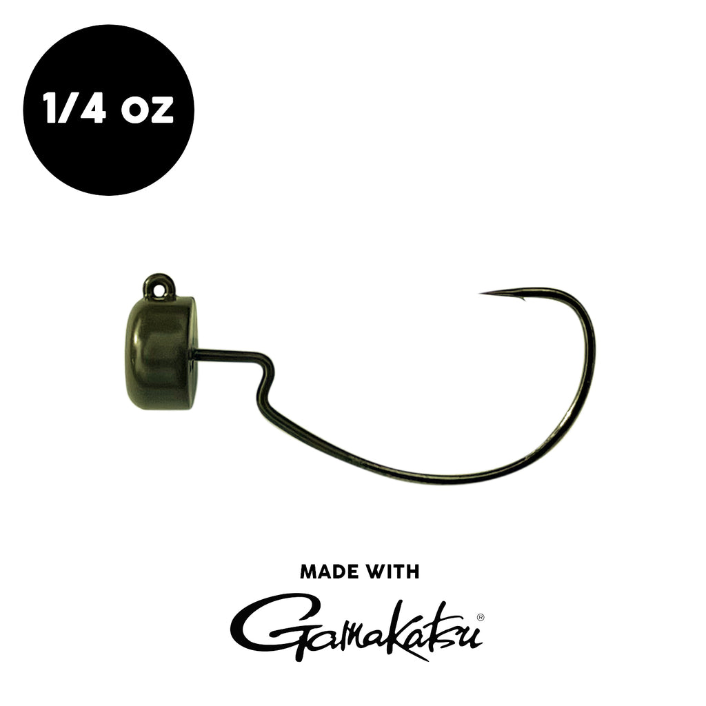 1/4 oz WOO! Tungsten EWG Weedless Ned Head (3 pack) - WOO! TUNGSTEN