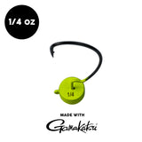 1/4 oz WOO! Tungsten EWG Weedless Ned Head (3 pack) - WOO! TUNGSTEN