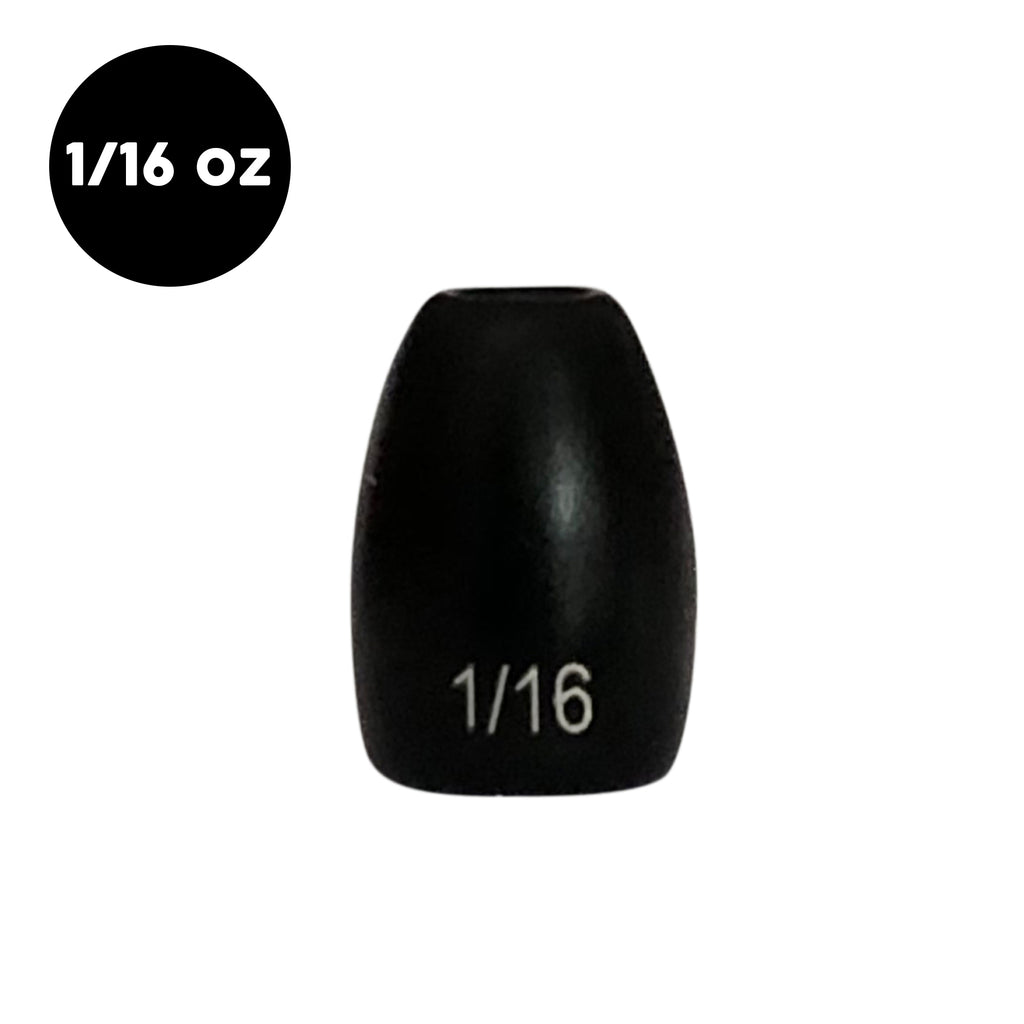 1/16 oz Tungsten Flipping Weight  (5 pack) - WOO! TUNGSTEN