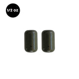 Painted 1/2 oz Tungsten Carolina Rig Barrel Weight (2 Pack) - WOO! TUNGSTEN