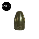 3/16 oz Tungsten Flipping Weight (4 pack) - WOO! TUNGSTEN