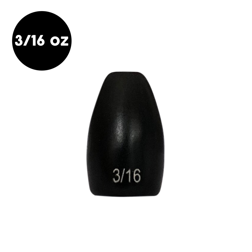 3/16 oz Tungsten Flipping Weight (4 pack) - WOO! TUNGSTEN