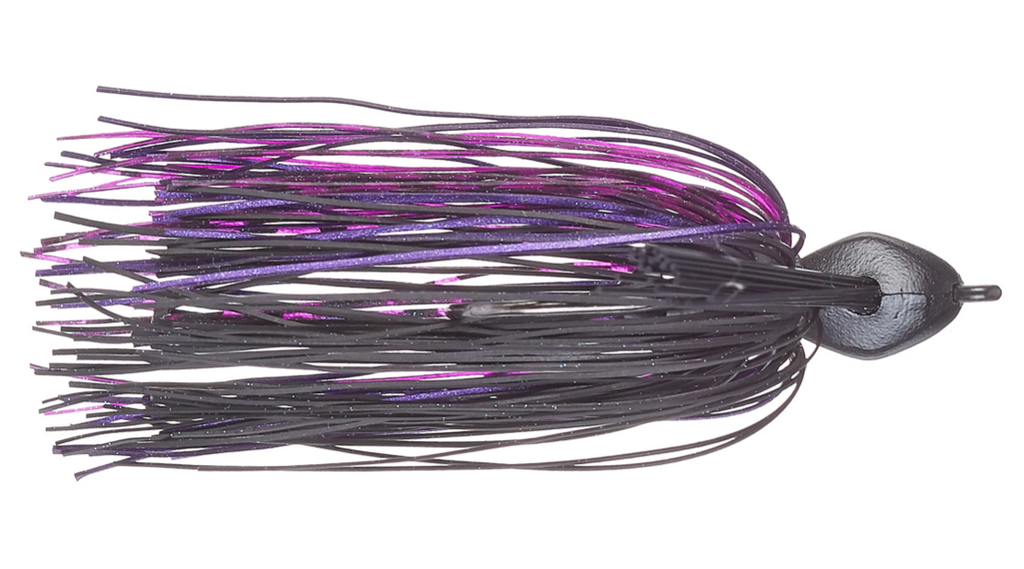 Stealth Feider Tungsten Flipping Jig - BLACK LIGHT (3 sizes available!) - WOO! TUNGSTEN