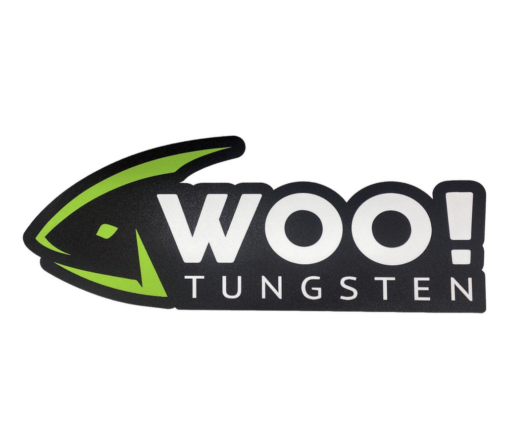 Limited Edition Full Size Green/Black WOO! Carpet Decal (24 inch) - WOO! TUNGSTEN