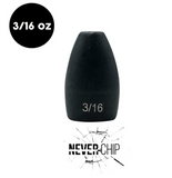 NEVER CHIP 3/16 oz Tungsten Flipping Weight (4 pack) - WOO! TUNGSTEN