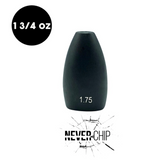 NEVER CHIP 1.75 oz Tungsten Flipping Weight (1 Pack) - WOO! TUNGSTEN