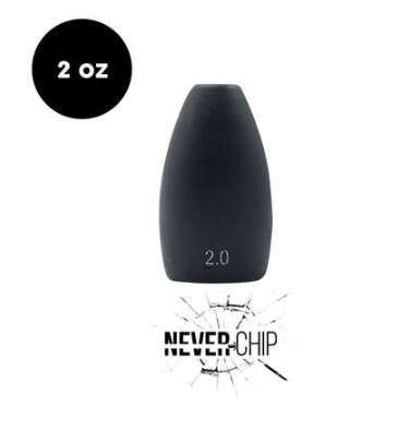 NEVER CHIP 2 oz Tungsten Flipping Weight (1 Pack) - WOO! TUNGSTEN