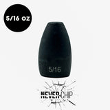NEVER CHIP 5/16 oz Tungsten Flipping Weight (3 pack) - WOO! TUNGSTEN