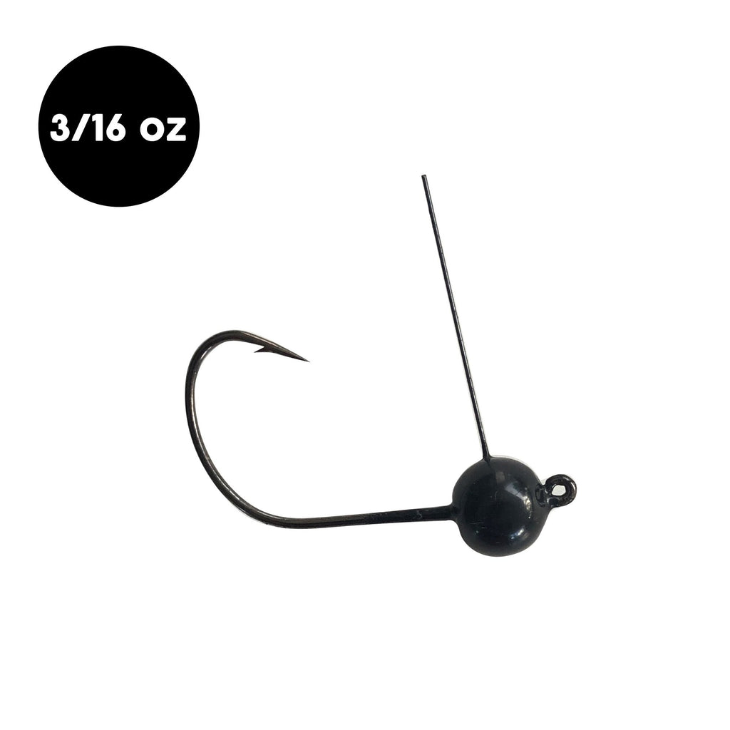 3/16 oz WOO! Tungsten Wacky Head Weedless Jigs (3 pack) - WOO! TUNGSTEN