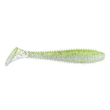 Keitech Swing Impact FAT Swimbait Chartreuse Flash - WOO! TUNGSTEN