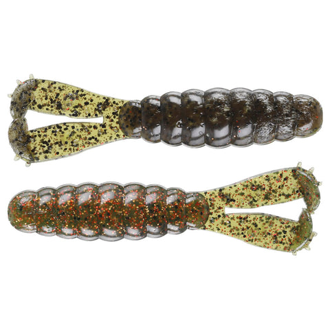 Goat Twin Tail Grub Canada Craw 3.75" 4 Pack - WOO! TUNGSTEN