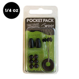 WOO! Tungsten Pocket Pack (1/4 oz) - WOO! TUNGSTEN