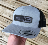 WOO! Tungsten BLACKED OUT Pro Staff Patch Hat (Grey/Black) - WOO! TUNGSTEN