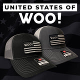 United States of WOO! Hat (Black & Gray) - WOO! TUNGSTEN