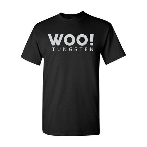 WOO! Tungsten Logo T-Shirt (Black) - WOO! TUNGSTEN