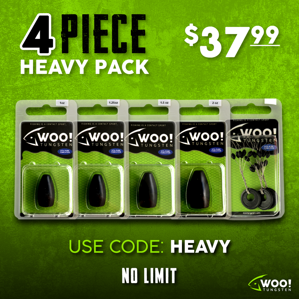 HEAVY PACK - Every Size Between 1 oz and 2 oz (Black) - USE CODE HEAV –  WOO! TUNGSTEN