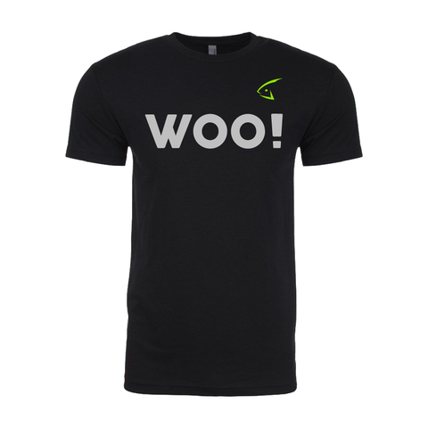 Big WOO! Logo Tee (Black) - WOO! TUNGSTEN