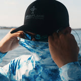 WOO! + AQUAFLAGE - Rubicon Shield Clouds Performance Hoodie With Mask - Men's - WOO! TUNGSTEN