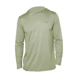 Men's All Day X-Stitched Hoodie - Parrot Cay Green - WOO! TUNGSTEN