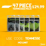 TENNESSEE PACK - 47 Pieces - WOO! Tungsten's Top Selling Weights for Fishing in Tennessee - WOO! TUNGSTEN